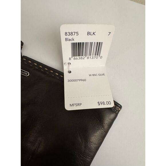 Coach Womens 83875 Black Leather Cashmere
Gloves Size 7 NWT! - Picture 4 of 6